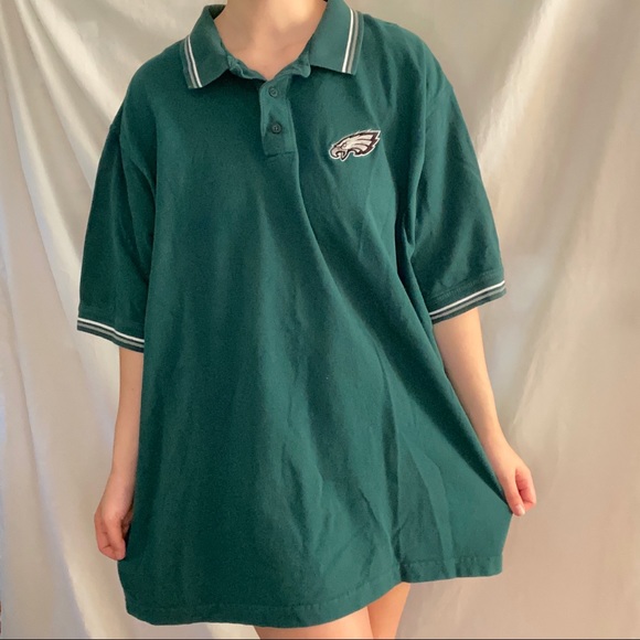 NFL Authentic Eagles Embroidered Collared Shirt - Picture 4 of 6